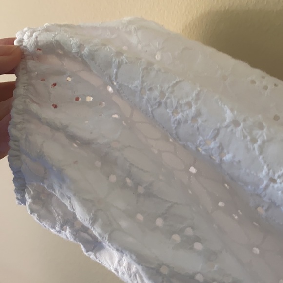 Lilly Pulitzer White Telyn Eyelet Crochet Top Size M - Picture 6 of 16